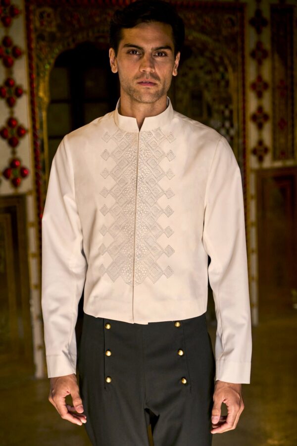 Tonal Bib Shirt & Sailor Pant Set - Image 2