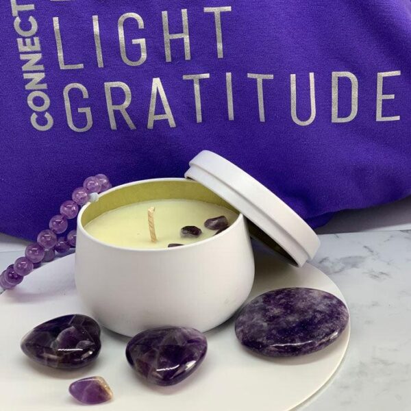 CONNECT | Crown Chakra Florals & Honey Aromatherapy Candle