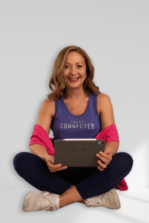 Connected | Purple sleeveless activewear top for women - Image 5