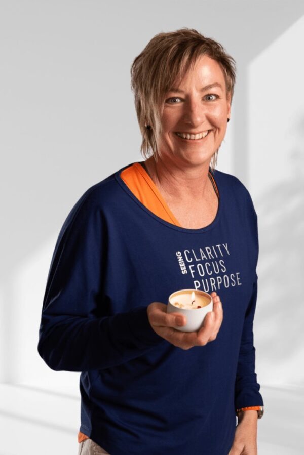 Create | Orange sleeveless activewear top for women - Image 7