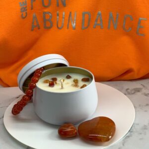 CREATE  | Sacral Chakra Lemon Pine & Eucalyptus Aromatherapy Candle