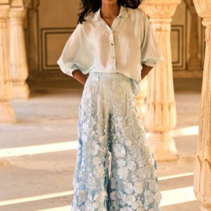 3D Floral Lace Pant