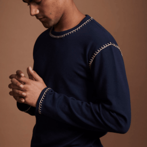 Blanket Stitch Sweat Tee