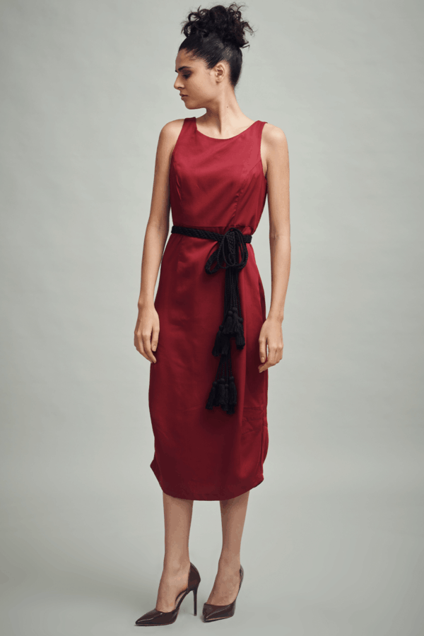 Brick Tencel Midi