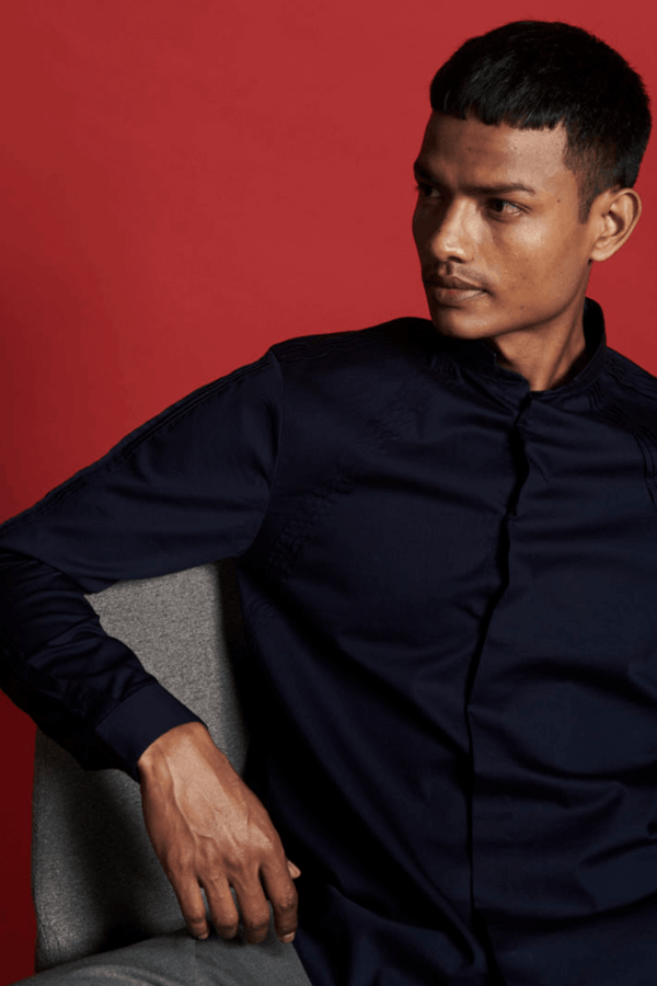 Irregular Pleated Shirt - Image 3