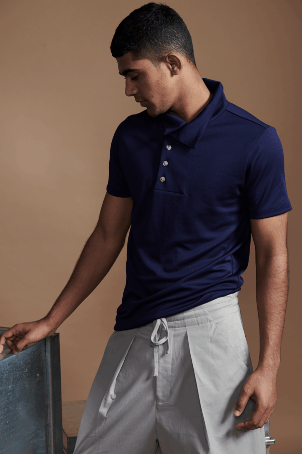 Off Center Placket Polo - Image 23