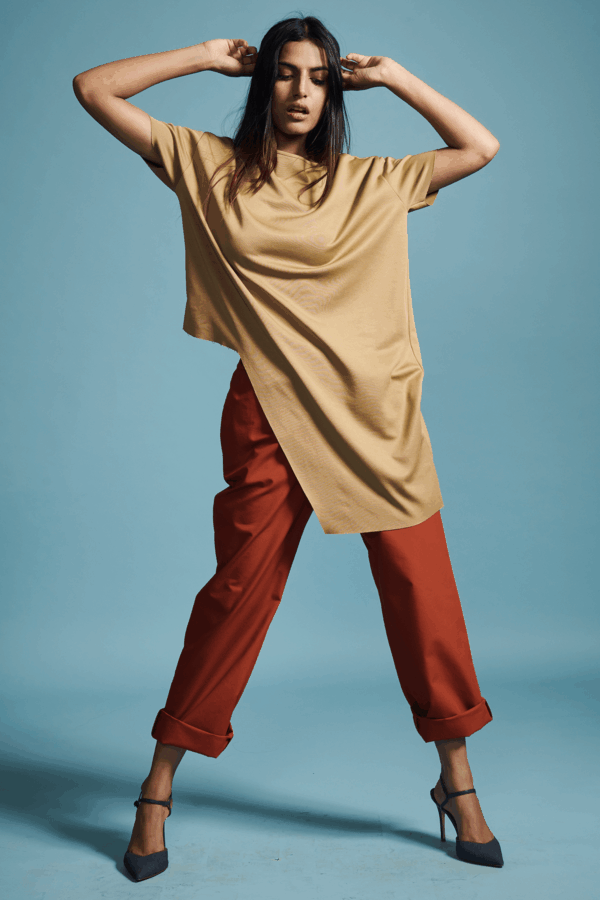 Uneven Hem Tee