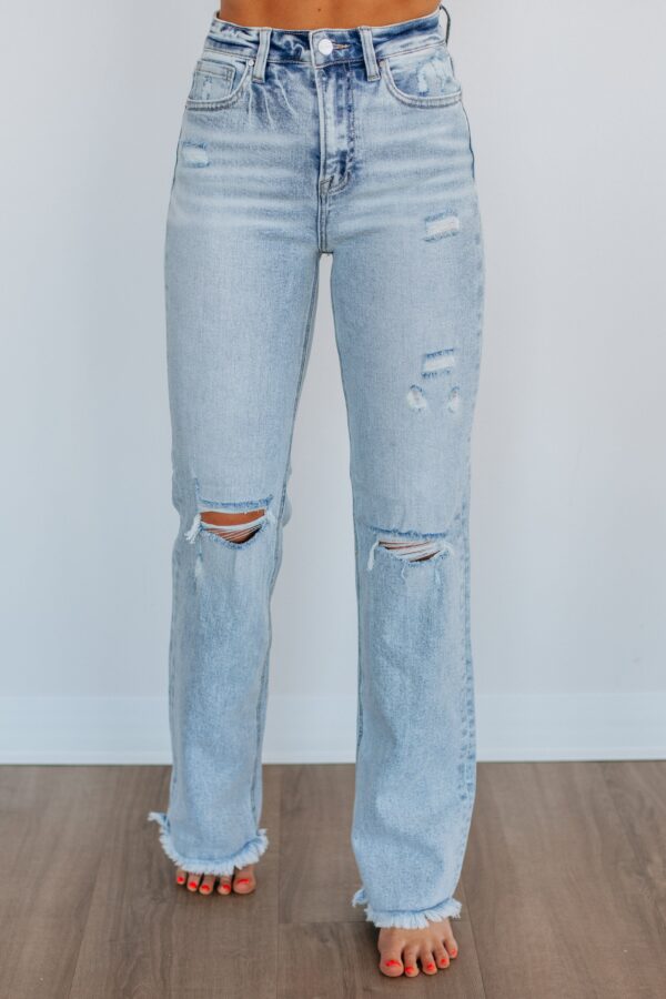 Eloise Risen Jeans - Light Wash - Image 5