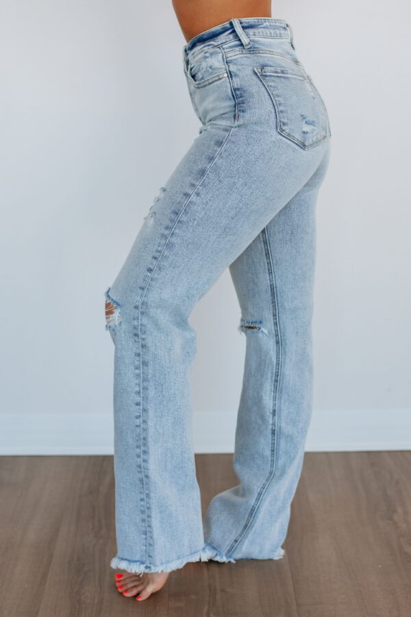 Eloise Risen Jeans - Light Wash - Image 6