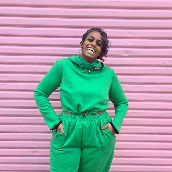 FIERCE PRIDE CROPPED HOODIE GREEN