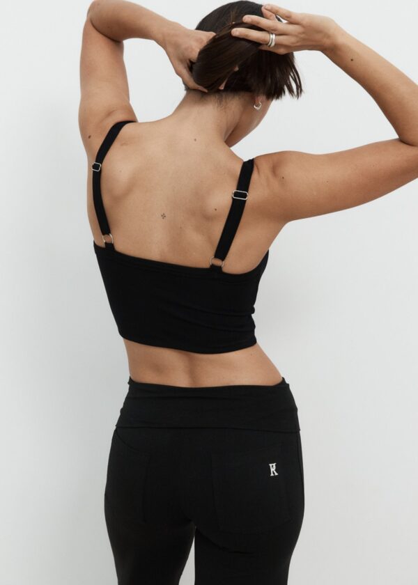 Joy Crop | Black | Organic Cotton - Image 5