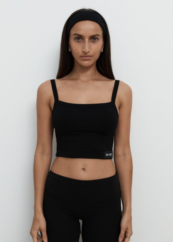 Joy Crop | Black | Organic Cotton