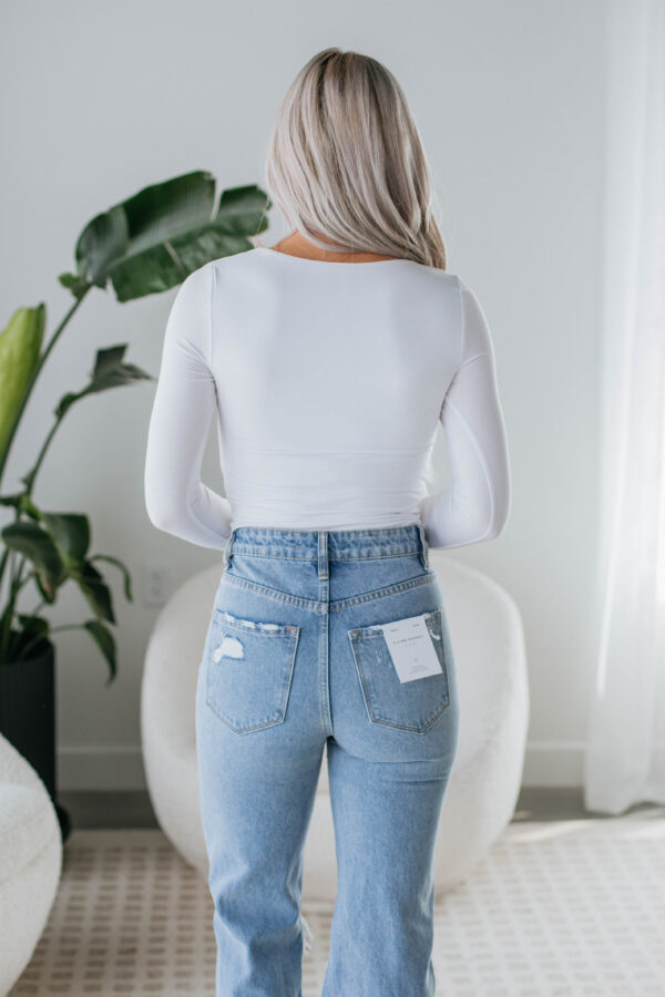 Shayla Basic Top - Ivory - Image 4