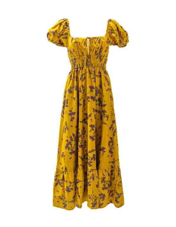 Keira Dress Scalavender in Linen - Image 2