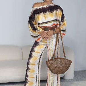 La Terra Pants and Blouse Set