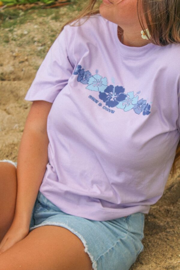 Lilac Bloom Boxy Tee - Image 2