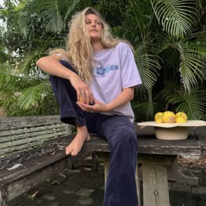 Lilac Bloom Boxy Tee