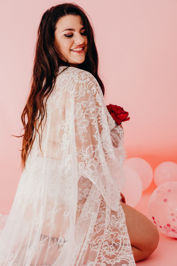 Faith White Robe - Image 3