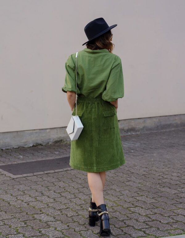 Maya Skirt - Moss Green - Image 3