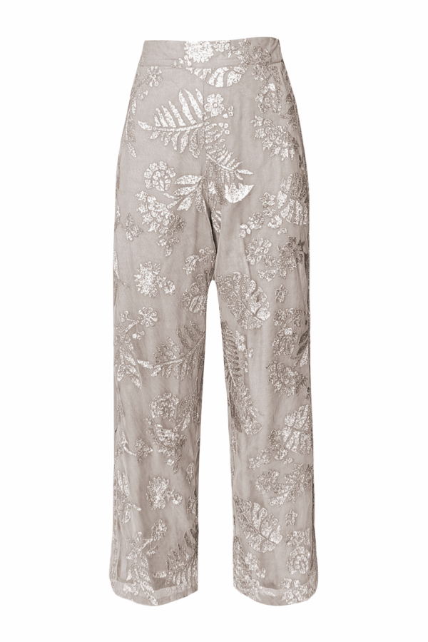 Metallic Badla Stitch Pant - Image 2