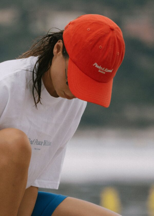 Pinky & Kamal Sport Logo Cap - Red/white - Image 2