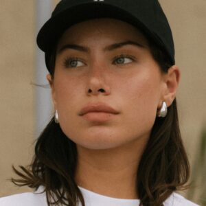 PK Motif Logo Cap - Black
