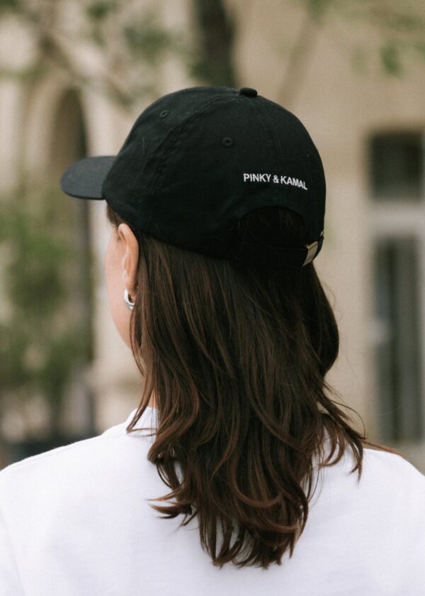 PK Motif Logo Cap - Black - Image 2