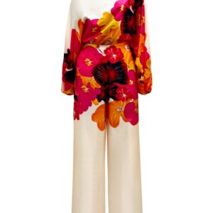 Poppy Floral Pants & Raglan Blouse Set