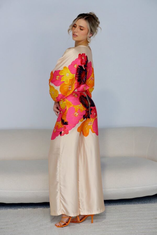 Poppy Floral Pants & Raglan Blouse Set - Image 4