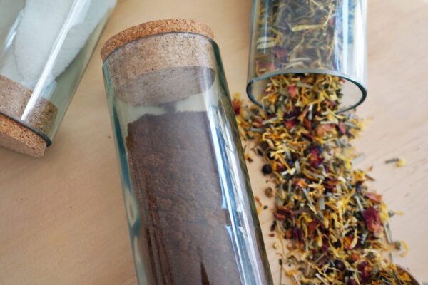 Repurposed Wine Bottle Canister - Image 2