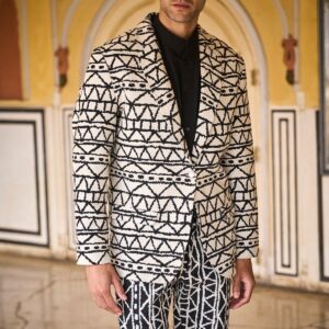 Jacquard Weave Suit