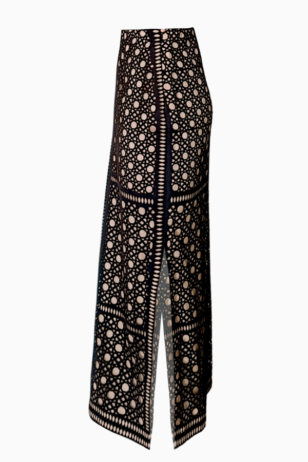 Caning Cutwork Jacket and Skirt Set - Image 17