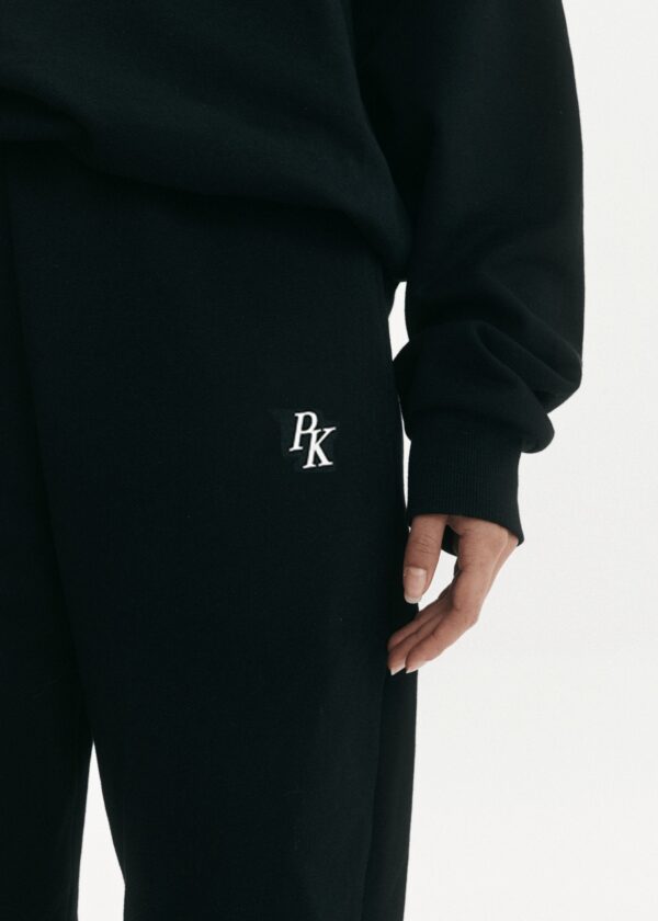 Slouchy Trackpant Pant - Black - Image 3