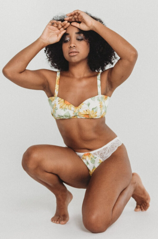 Sunflower Cotton Bralette - Image 2