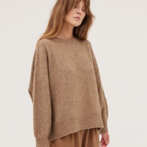 The Billow Sleeve Jumper | Shitake