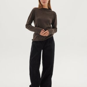 The Corduroy Tailored Pant | Black