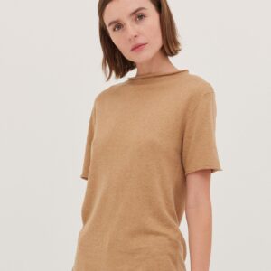 The Funnel Neck Tee | Raffia