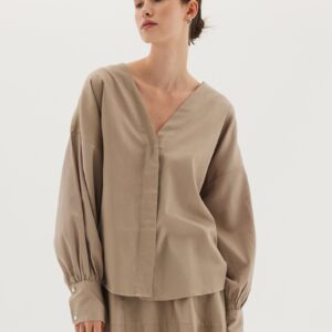 The Giza Billow Sleeve Shirt | Manuka
