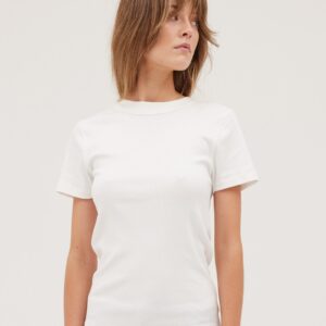 The Rib Tee | White