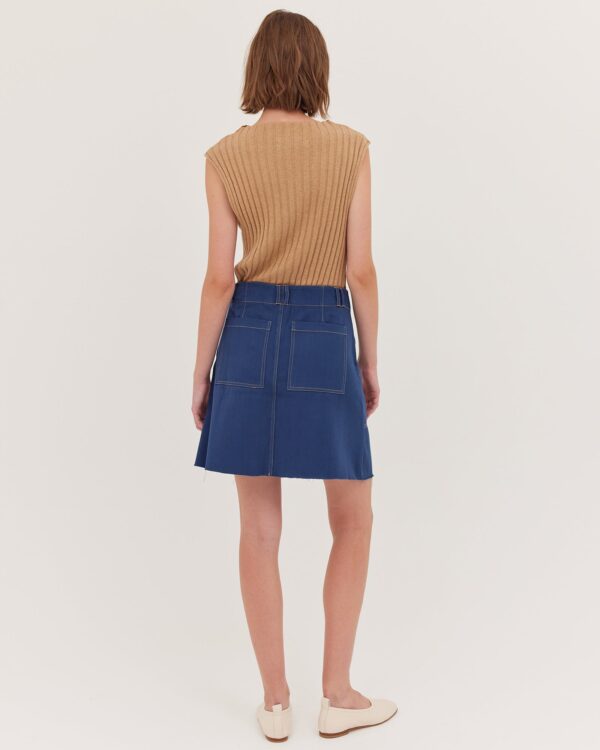 The Short Denim Skirt | Dark Indigo - Image 4