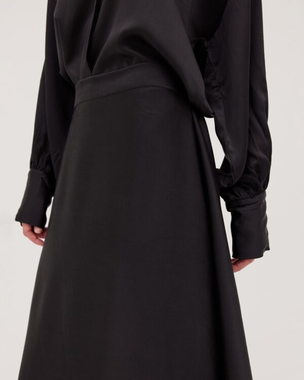 The Silk Skirt | Black - Image 3