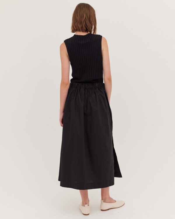 The Split Skirt | Black - Image 3