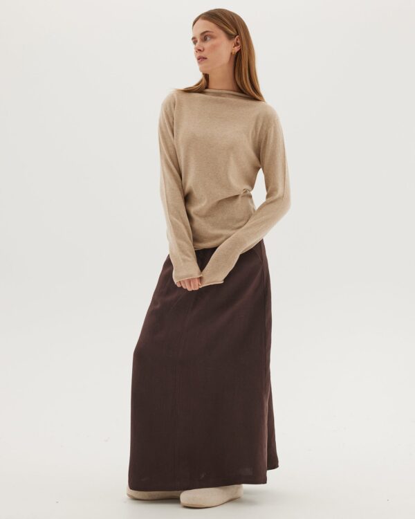 The Tailored Skirt | Rich Loam - Image 2