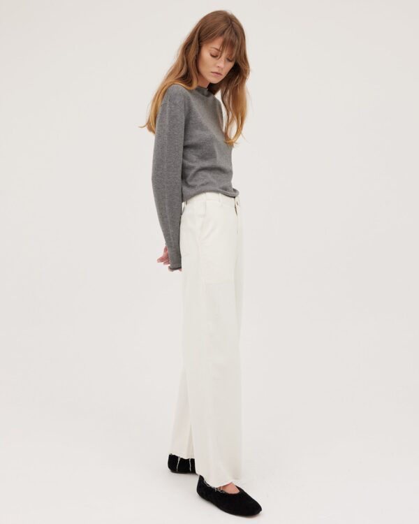 The Wide Leg Denim Jean | Natural