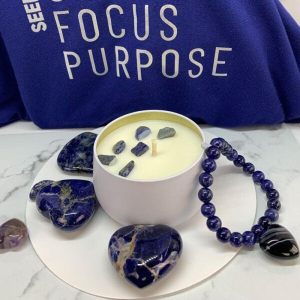 TRUST  | Third Eye Chakra Bergamot & Banksia Aromatherapy Candle - Image 3