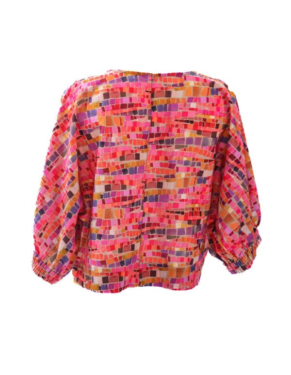 Valerie Top Mosaic in Linen - Image 3