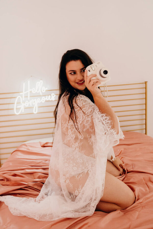 Faith White Robe - Image 9