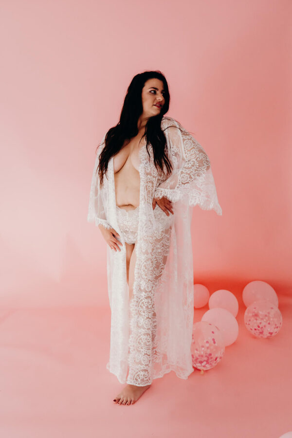 Faith White Robe - Image 2